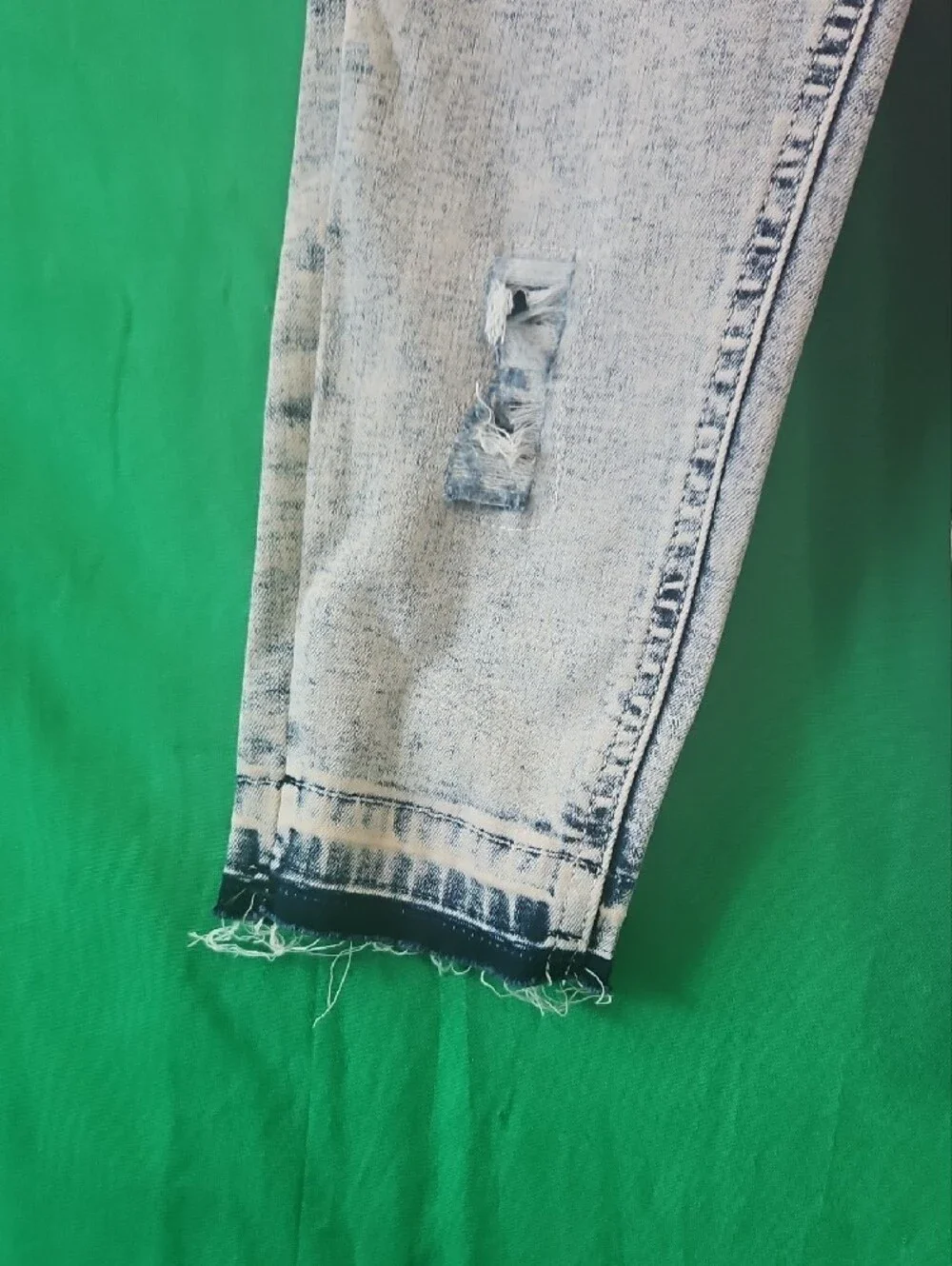 Justice Girls Distressed Light Wash and Dark Wash Denim Jeans